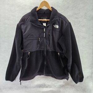 The North Face Denali Fleece Jacket Mens Medium Black Full Zip Taco Bell Promo